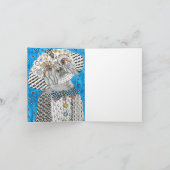 Schattige en Kleurrijk Shih Tzu Wenskaart Bedankkaart (Binnen)