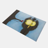 Schattige en kleurrijke oliet Oliver Deurmat (Schuin)