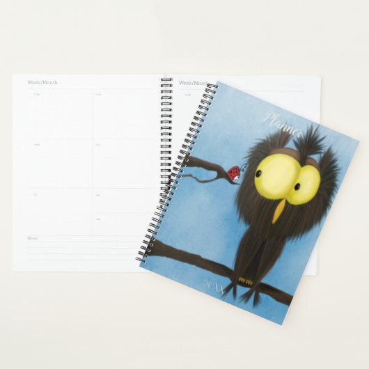 Schattige en kleurrijke oliet Oliver Planner (Display)