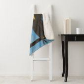 Schattige en kleurrijke oliet Oliver Sherpa Deken (In situ)