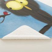 Schattige en kleurrijke oliet Oliver Sherpa Deken (3/4)