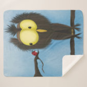 Schattige en kleurrijke oliet Oliver Sherpa Deken (Voorkant (horizontaal))