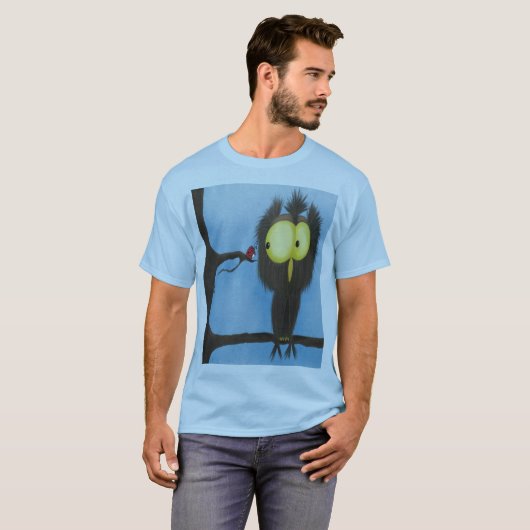Schattige en kleurrijke oliet Oliver T-shirt (Voorkant volledig)