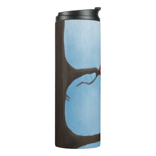 Schattige en kleurrijke oliet Oliver Thermosbeker (Gedraaid links)