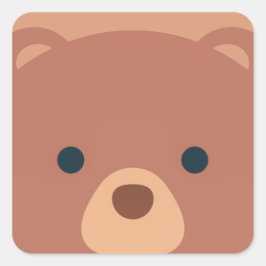 Schattige en knuffelbruin Beer | STICKER