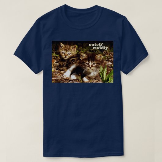 Schattige en Knuffelig Kittensfull bloeden T-shirt (Design voorkant)