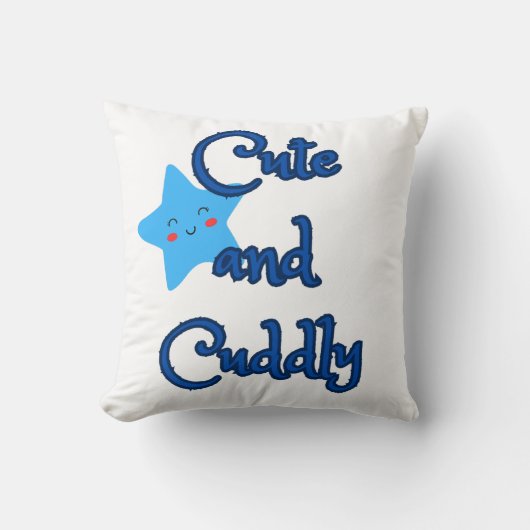 Schattige en Knuffelig Sierkussen (Voorkant)