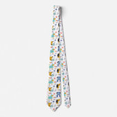 Schattige en leuk hondenpatroon stropdas (Voorkant)