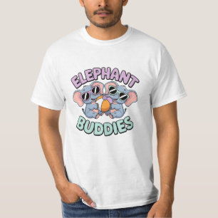 Schattige en majestueuze olifant Design T-shirt