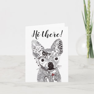 Schattige en Schattig Chihuahua Wenskaart Kaart