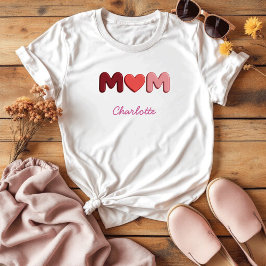Schattige en sentimenteel cadeau voor mama | Mom L T-shirt