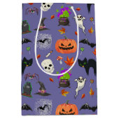 Schattige en spookachtig Halloween Medium Cadeauzakje (Voorkant)