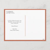 Schattige en Spooky Pattern Happy Halloween Foto Feestdagenkaart (Achterkant)