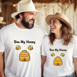 Schattige en Sweet Bee My Honey Bijenkorf T-shirt