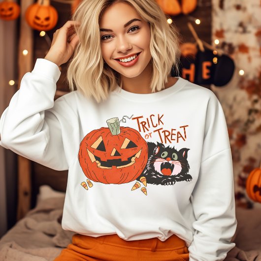 Schattige en Trendy  Retro Halloween Trui