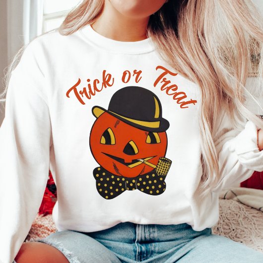 Schattige en Trendy  Trick or treat Pompoen Guy Trui