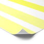 Schattige en unieke cartoon uil op gestreepte acht poster (Hoek)