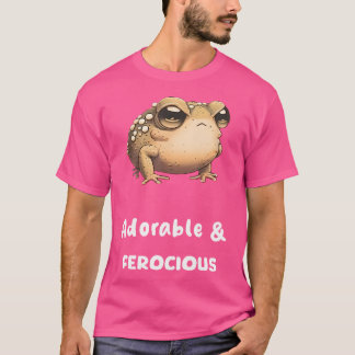Schattige en woeste woestijnregenkikker Funny Angr T-shirt