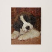 Schattige en zoete Bernard Puppy Legpuzzel (Verticaal)