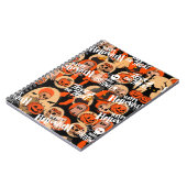 Schattige & enge Halloween griezelige sfeer Notitieboek (Linkerzijde)