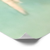 Schattige Engel in Roze Jurk Poster (Hoek)