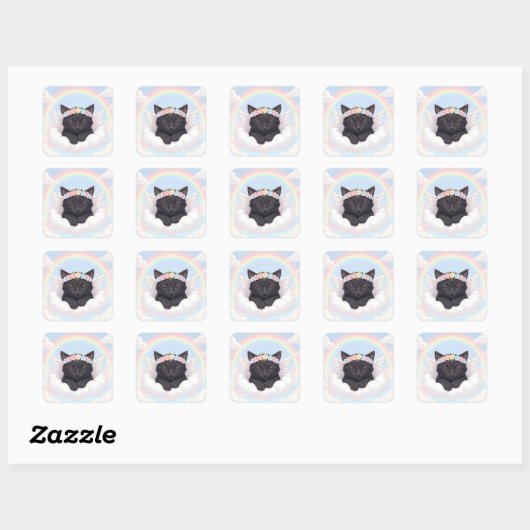 schattige engel kitty stickers (Vel)