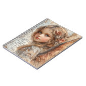 Schattige Engel Spiraal Notebook Notitieboek (Linkerzijde)