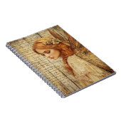 Schattige Engel Spiraal Notebook Notitieboek (Rechterzijde)