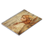Schattige Engel Spiraal Notebook Notitieboek (Linkerzijde)