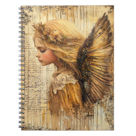 Schattige Engel Spiraal Notebook Notitieboek