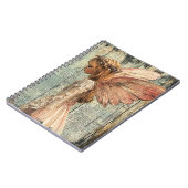 Schattige engel spiraalnotitieboek notitieboek (Linkerzijde)