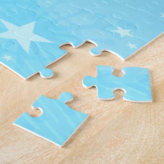 Schattige Engel Varken Vliegen in de lucht Legpuzzel (Zijkant)