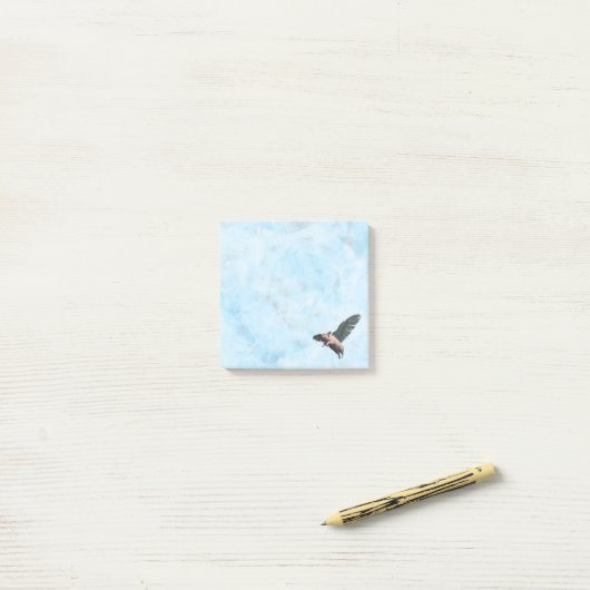 Schattige Engel Varken Vliegen in de lucht Post-it® Notes (Op bureau)