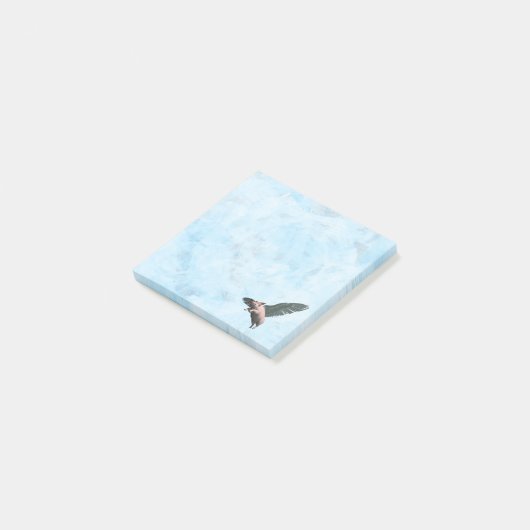 Schattige Engel Varken Vliegen in de lucht Post-it® Notes (Schuin)