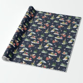 Schattige engel vrede op aarde Kerstmis Cadeaupapier (Uitgerold)