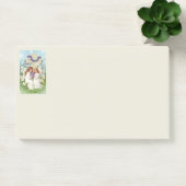 Schattige engelen met kruis en bloemen post-it® notes (Kantoor)