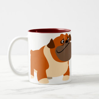 Schattige Engels Bulldog Mok