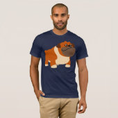 Schattige Engels Bulldog T-shirt (Voorkant volledig)