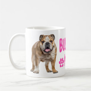 Schattige Engelse Bulldog Moeder Cadeau Schattige Koffiemok