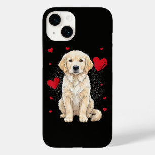 Schattige Engelse Crème Golden Retriever Hond Case-Mate iPhone 14 Hoesje