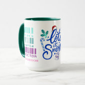 Schattige ER Doctor Christmas Gift aangepaste naam Mok (Voorkant links)