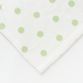 Schattige erwten bevestigen - achtergrondkleur kie fleece deken (Hoek)