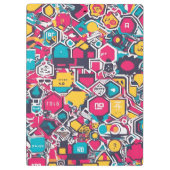 Schattige esthetisch ontwerp klembord (Achterkant)