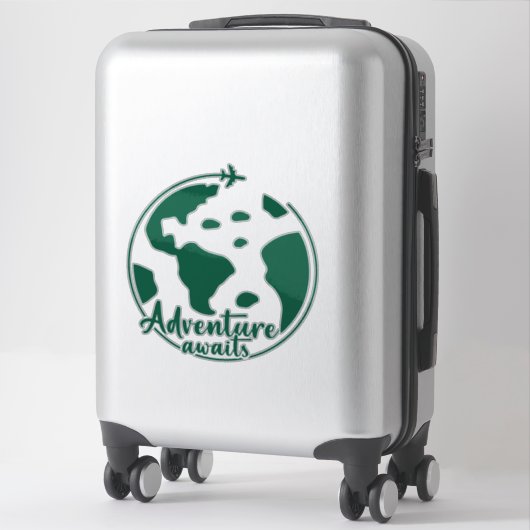 Schattige esthetisch reiscitaat sticker (Koffer)