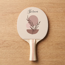 Schattige esthetische pingpongbat tafeltennisbatje