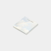 Schattige esthetische regenboog Stippenraster Pers Post-it® Notes (Schuin)