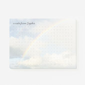Schattige esthetische regenboog Stippenraster Pers Post-it® Notes