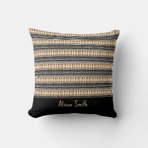 Schattige etnisch patroon, Afrikaanse kunst Kussen