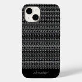 Schattige etnisch zwart-wit patroon Case-Mate iPhone case (Achterkant)