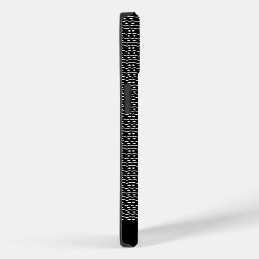 Schattige etnisch zwart-wit patroon Case-Mate iPhone case (Achterkant / Rechts)